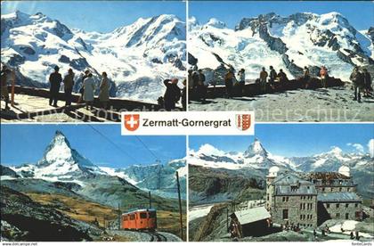 11675444 Gornergrat Zermatt Ansichten Zermatt Gornergrat Zermatt