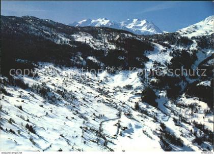 11713428 Buerchen Skigebiet Ronalp Moosalp mit Mischabelgruppe Buerchen