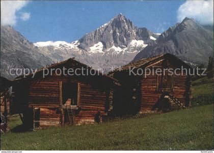 11865684 Buerchen Walliser Stadel mit Bietschhorn Buerchen