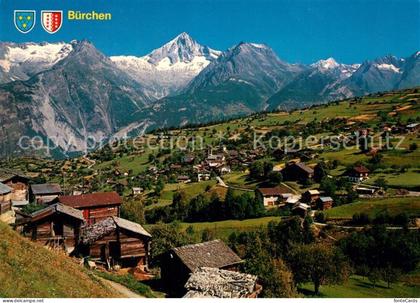 13594814 Buerchen Bietschhorn und Nesthorn Buerchen