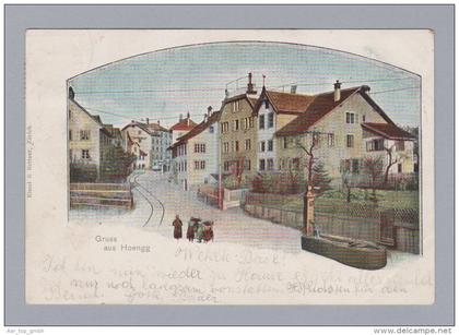 AK ZHs ZÜRICH HÖNGG 1901-06-08 Höngg Foto Kissel & Rettner