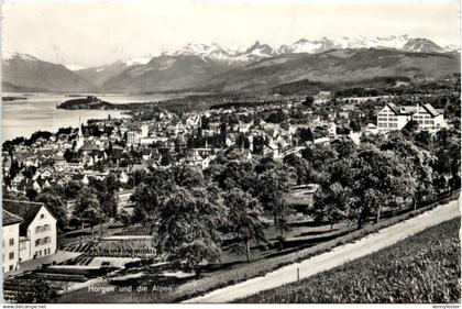 Horgen und die Alpen