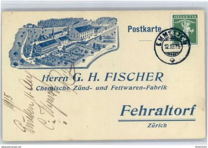 10724413 Fehraltorf Fehraltorf Herrn G H Fischer Chemische Zuend Fettwaren Fabri