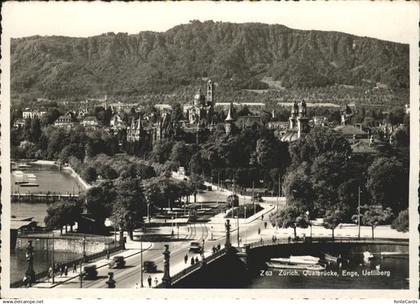 11181615 Zuerich Quaibruecke, Enge, Uetliberg