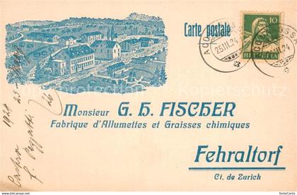 13736611 Fehraltorf GH Fischer Fabrique d’Allumettes et Graisses chimiques