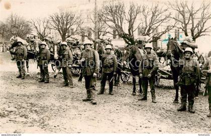 13797914 Buelach ZH Gruppe Soldaten Pferdewagen Buelach ZH