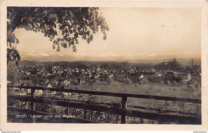 USTER (ZH) USTER und die Alpen - Verlag Wehrli 31311