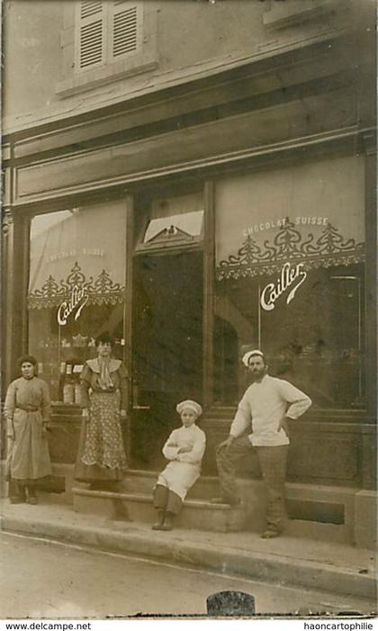 Zurich ? carte photo chocolat Suisse Cailler patisserie