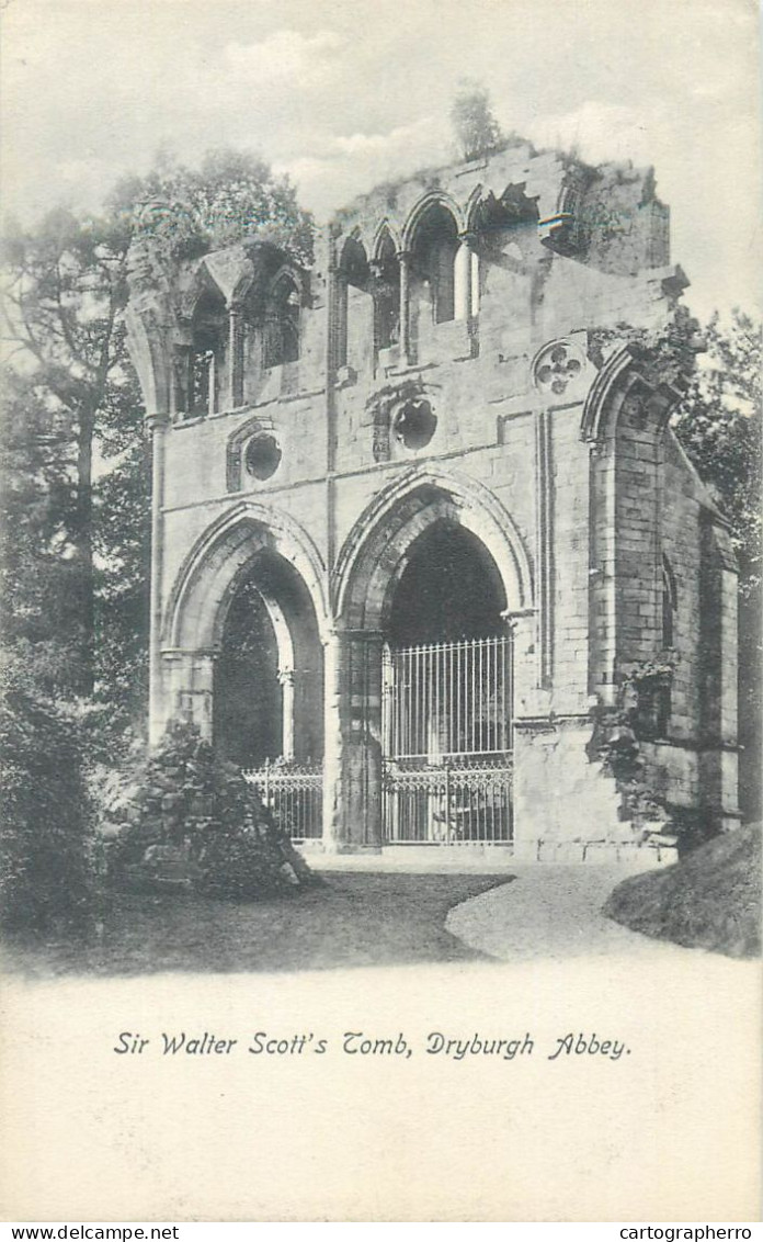 Scotland Dryburgh Abbey Sir Walter Scott's Monument