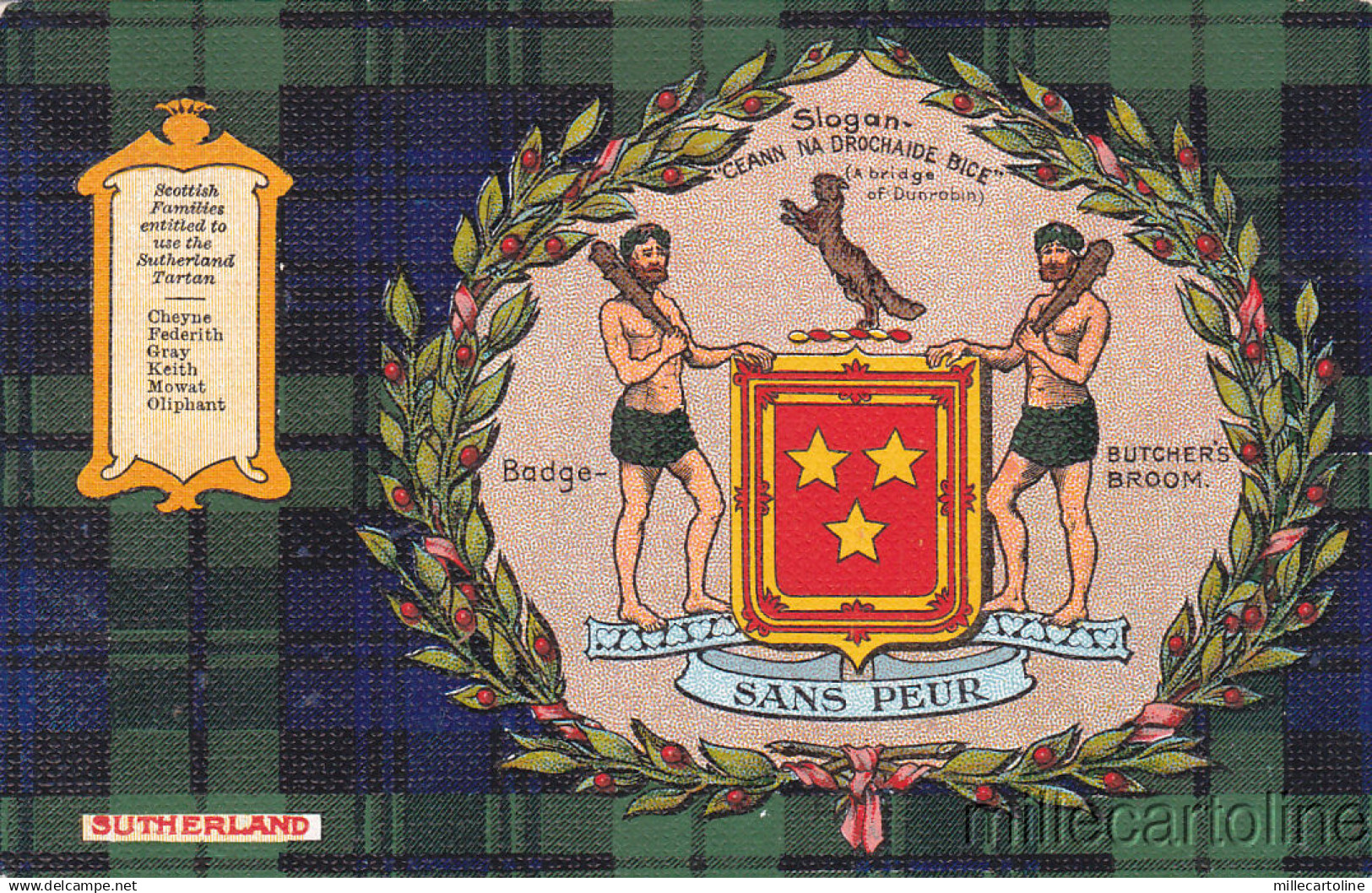 * SCOTLAND - Sutherland, Badge-Butcher's Room