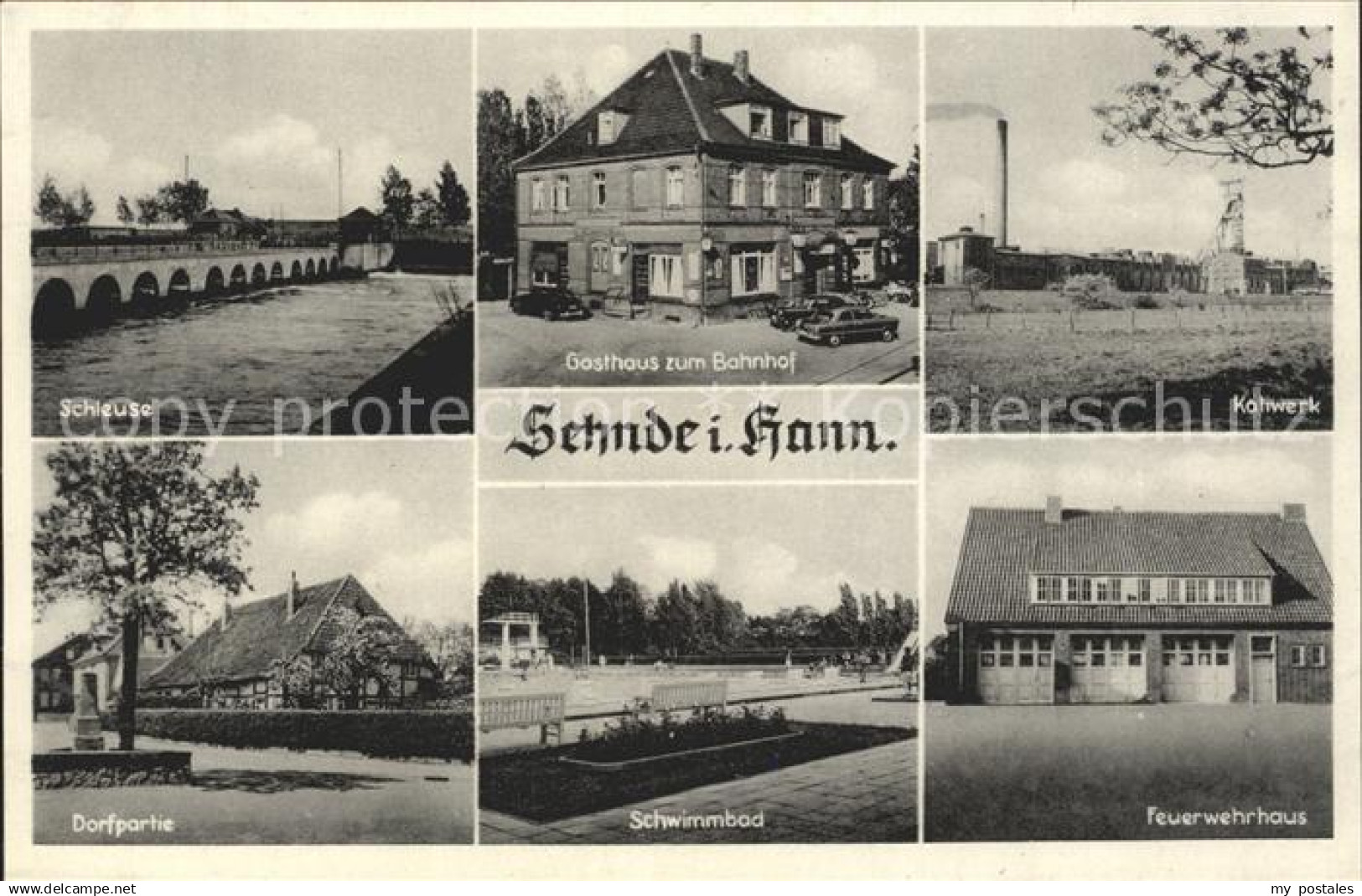 Sehnde Kaliwerk Feuerwehrhaus Schleuse