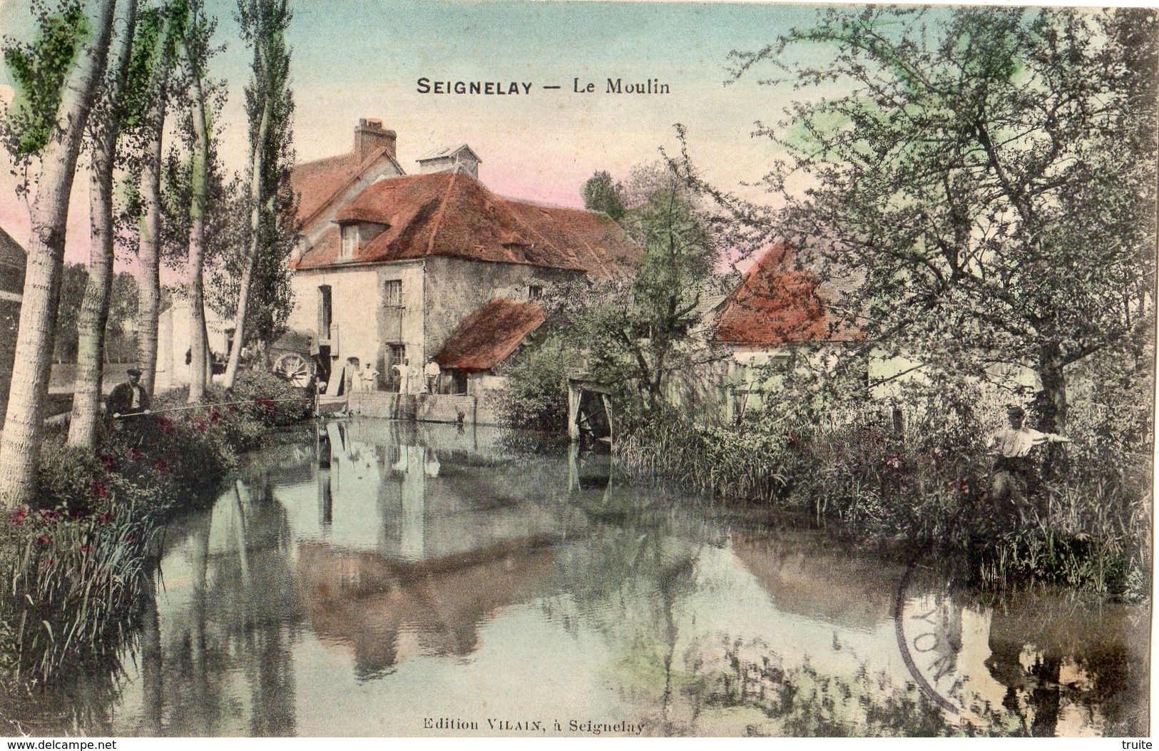 SEIGNELAY LE MOULIN (CARTE COLORISEE)