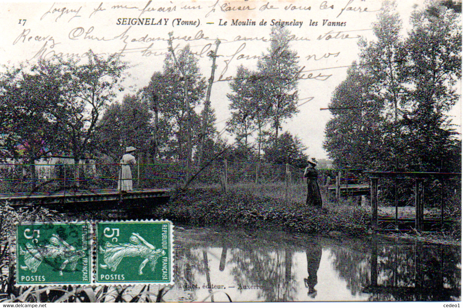 SEIGNELAY  LE MOULIN DE SEIGNELAY LES VANNES