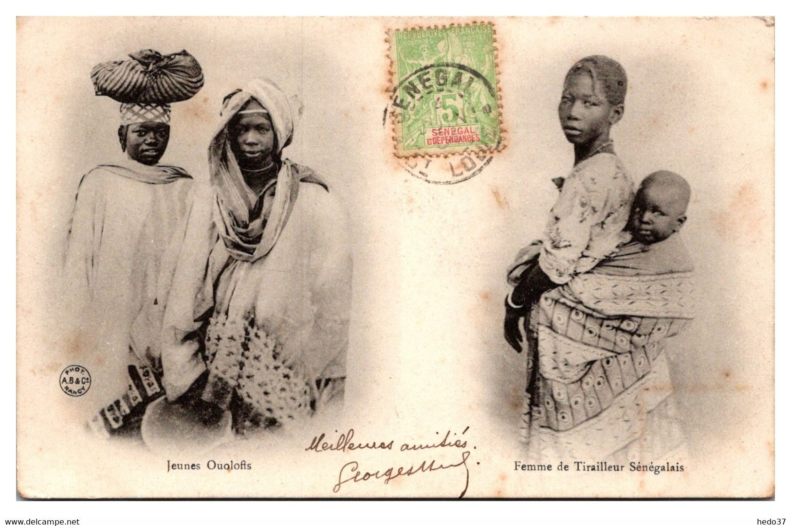 Sénégal - Femme de Tirailleur Sénégalais