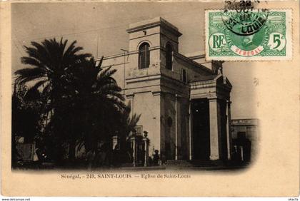 CPA AK Saint-Louis - Eglise de Saint-Louis SENEGAL (1061310)