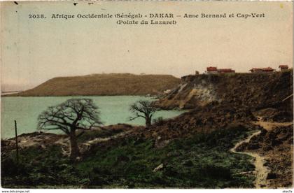 CPA AK SENEGAL 2038. Dakar - Fortier - Anse Bernard et Cap-Vert (70218)