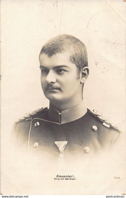 Serbia - King Alexander I of Serbia - REAL PHOTO