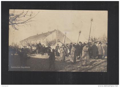 WWI PPC Serbia Funerals