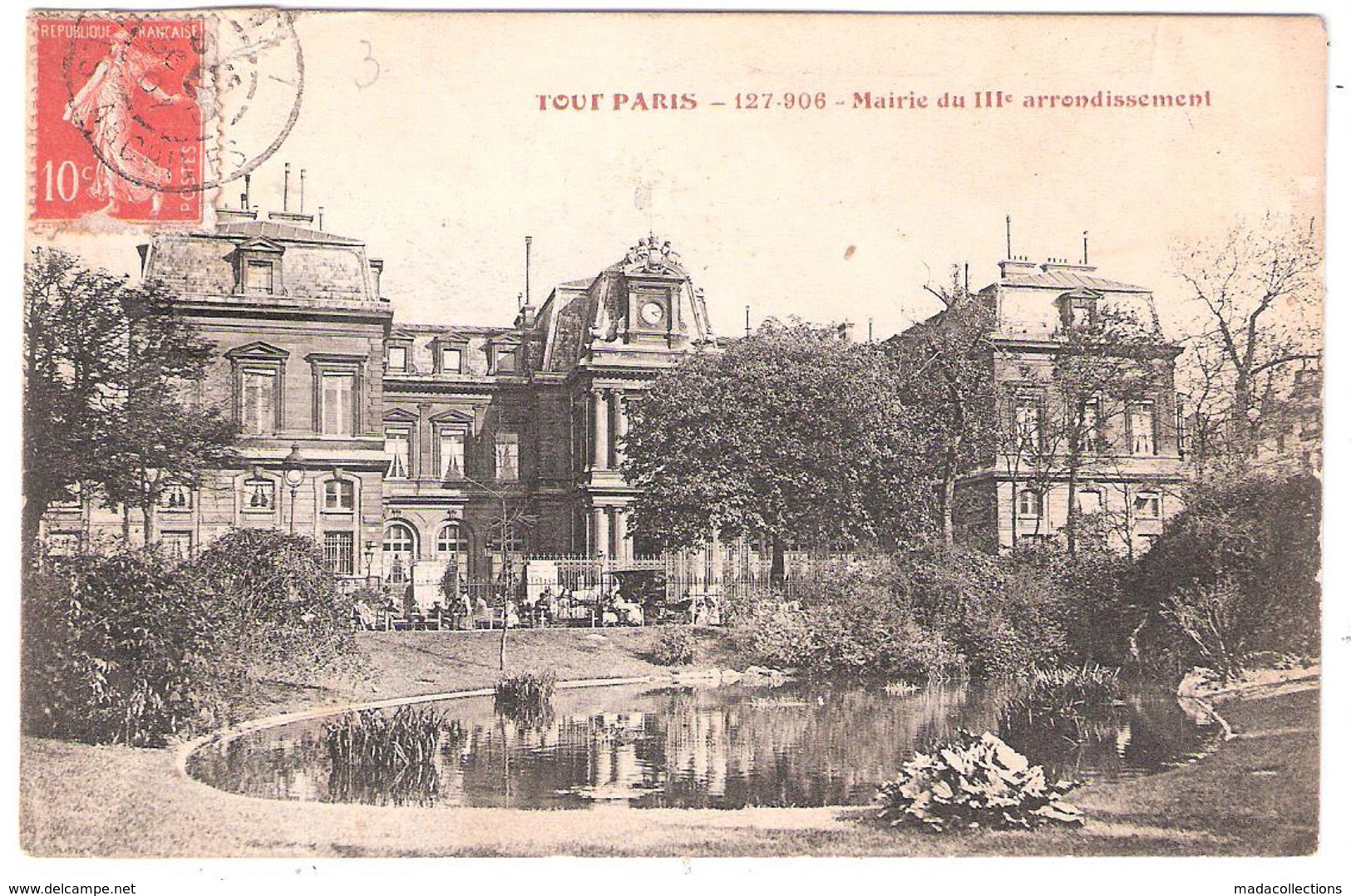 Série Tout Paris (75003- Paris)  Mairie du IIIe arrondissement