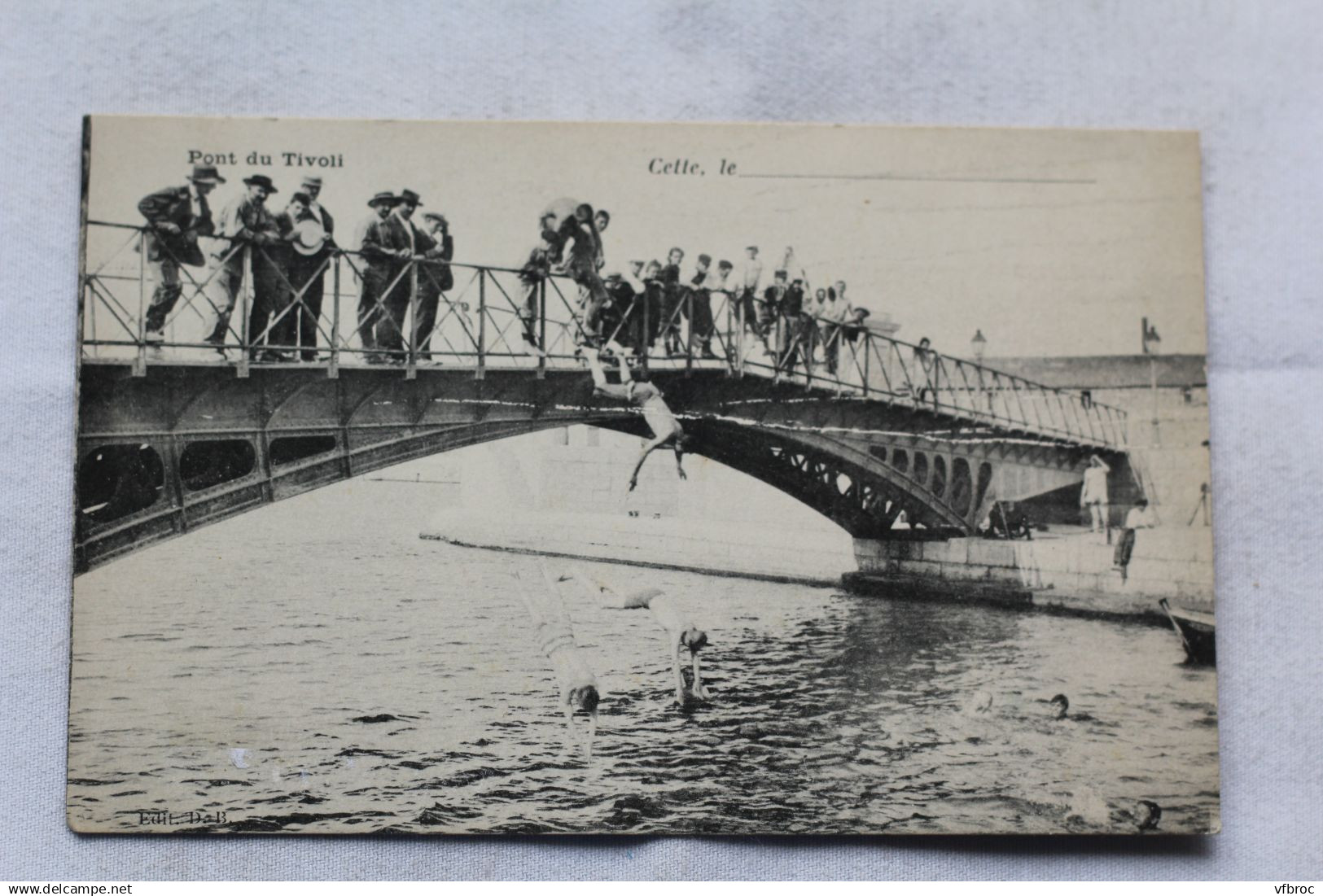 Sète, Cette, pont du Tivoli, Hérault 34