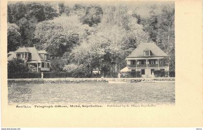 Carte POSTALE  Ancienne  de  SEYCHELLES - MAHE / Telegraph Office