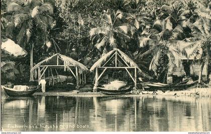 Seychelles Fishermen Hut Boats photo Vel