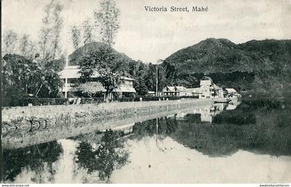 Seychelles Victoria Street 1910 photo Ohashi