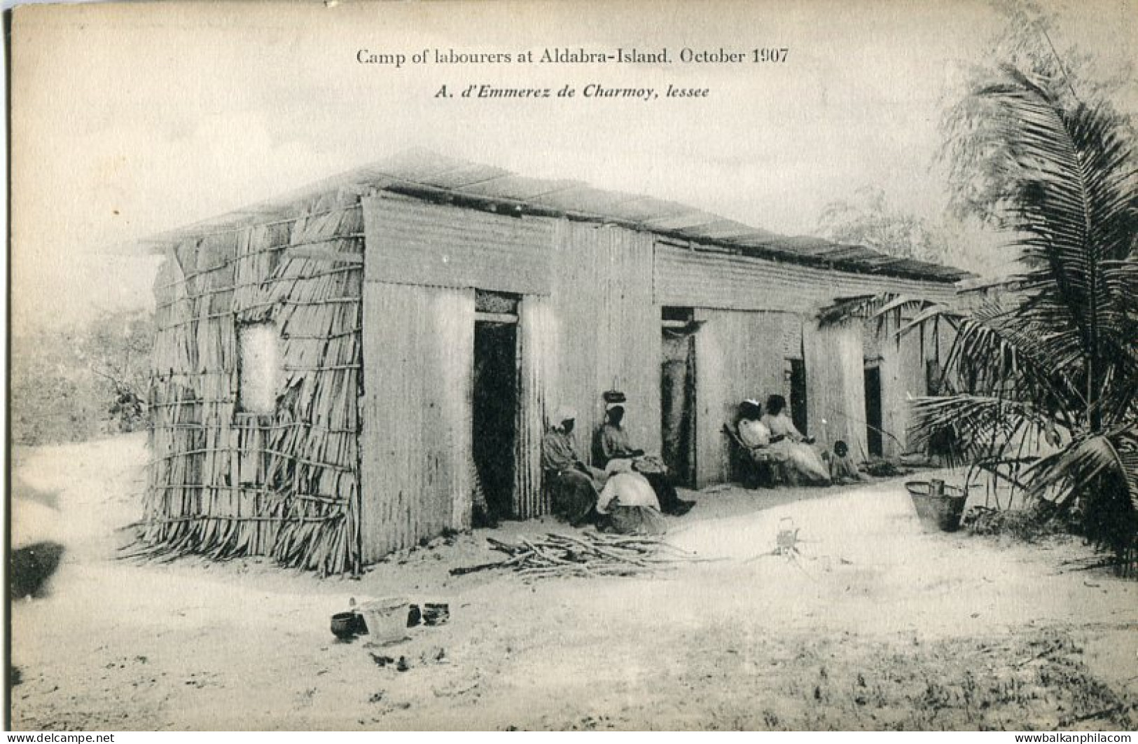 Seychelles Labourers at Aldabra Island 1907