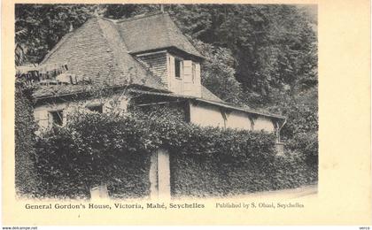 Carte POSTALE  Ancienne  de  SEYCHELLES - MAHE / Gal GORDON'S House, Victoria