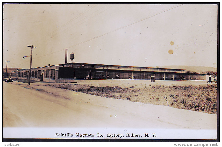 SIDNEY SCINTILLA MAGNETO PHOTO CARTE