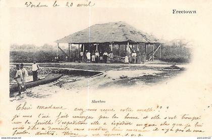 Sierra-Leone - SHERBRO - Market hall - Publ. unknown