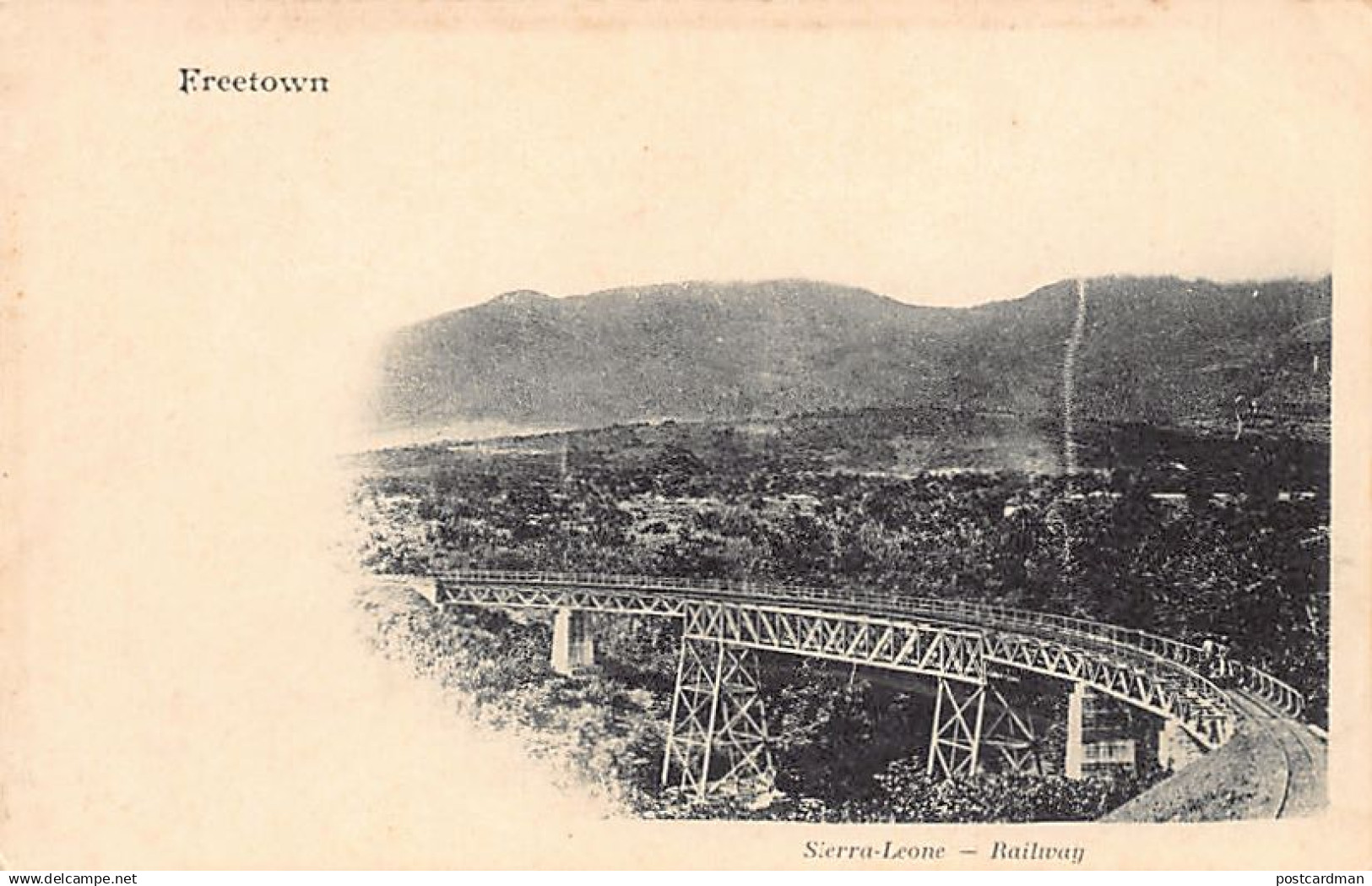 Sierra Leone - Railway viaduct (Congo bridge) - Publ. unknown