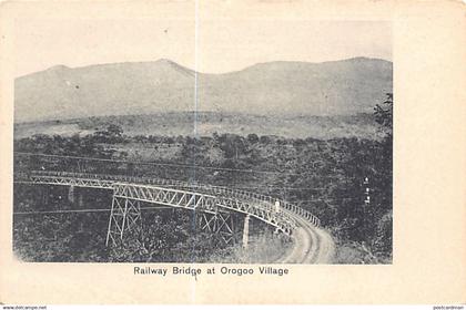 Sierra-Leone - Railway Bridge at Orogoo Village - Publ. unknown