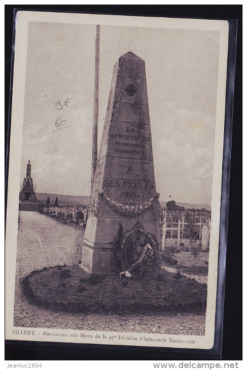 SILLERY MONUMENT DU 97 EME DIVISION