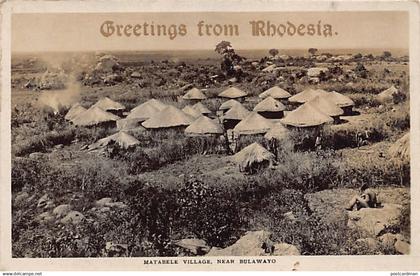 Zimbabwe - Matabele Village, near Bulawayo - REAL PHOTO - Publ. Bulawayo News Agency