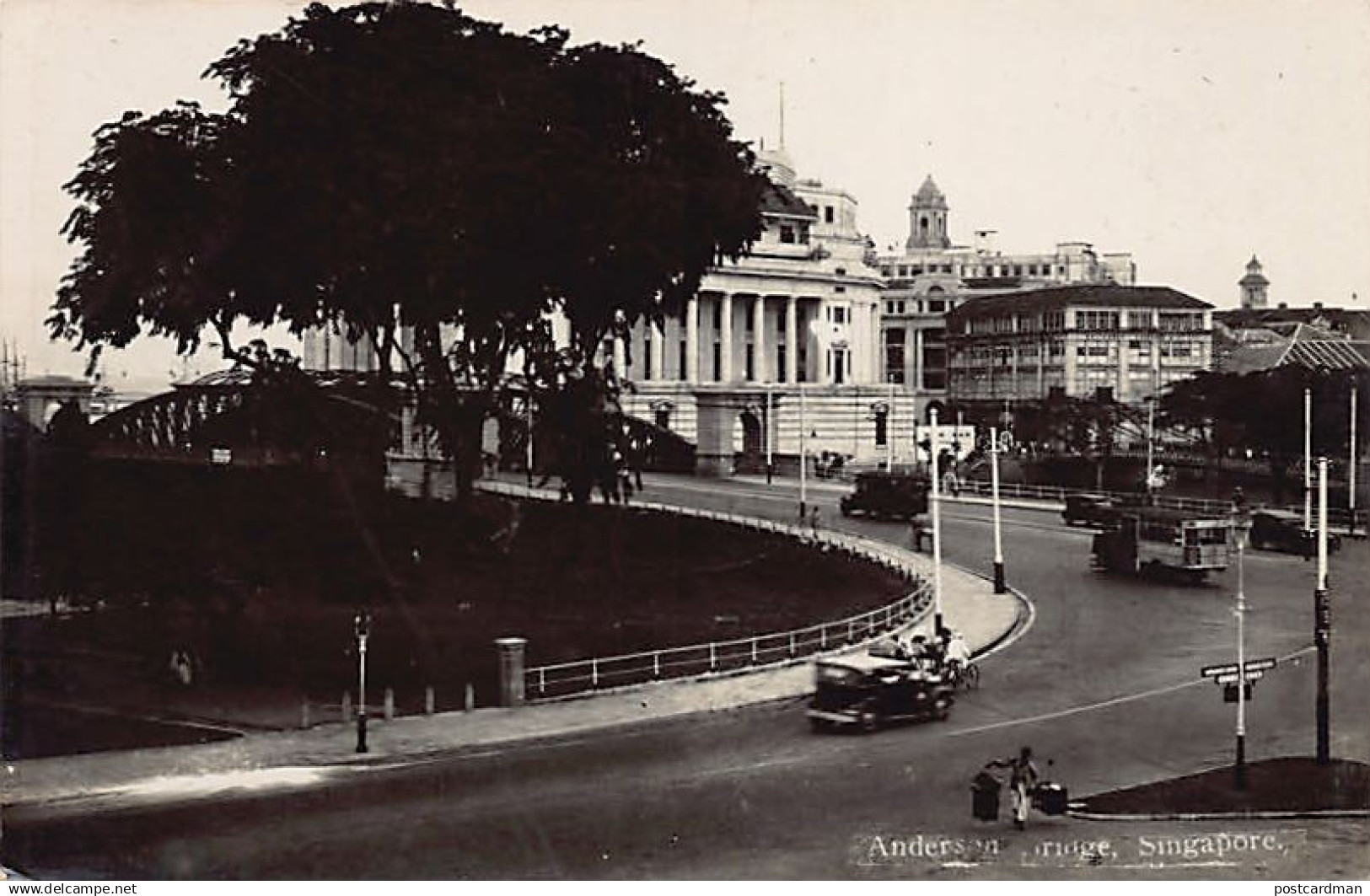 Singapore - Anderson bridge - REAL PHOTO - Publ. unknown