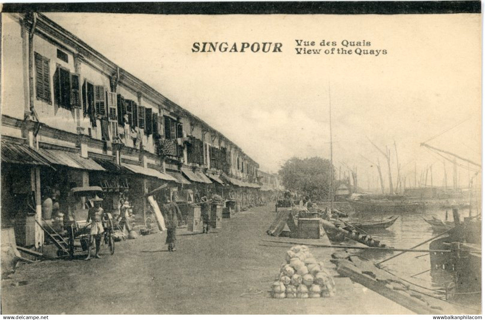 Singapore Singapour View of Quays