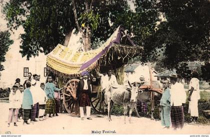 Singapore / Singapur, Malay Festival, 1913