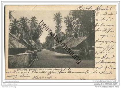 Singapore - Singapur - Suburban Police Station - Marine-Schiffspost MSP Nr. 26