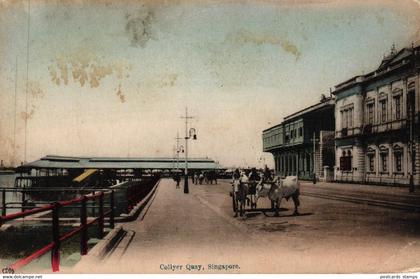 Singapur / Singapore, Collyer Quay, um 1910