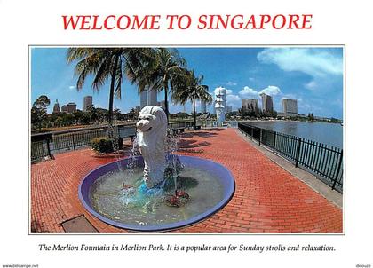 Format - 160 x 115 mms - Singapour - Singapore - CPM - Carte Neuve - Voir Scans Recto-Verso