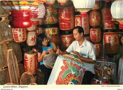 Singapour - Lantern Maker - CPM - Carte Neuve - Voir Scans Recto-Verso