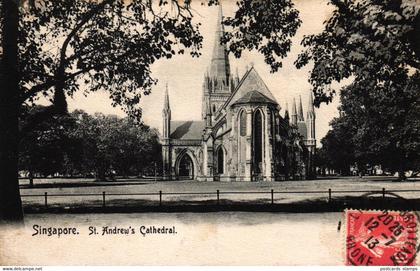 Singapur / Singapore, St. Andrew`s Cathedral, 1913