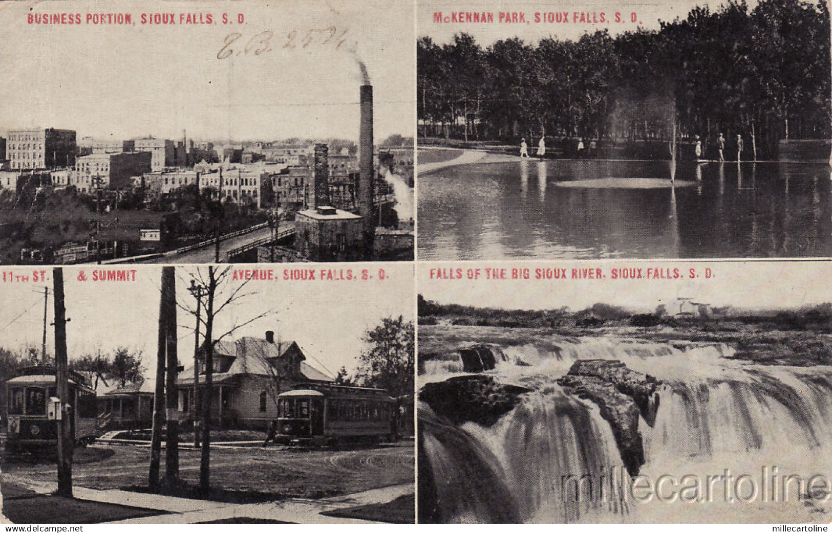 * SIOUX FALLS - Views 1909