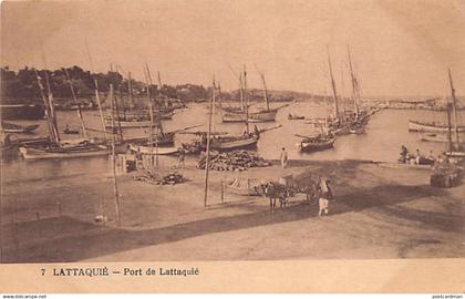 Syrie - LATTAQUIÉ - Le port - Ed. Joseph Zablith 7