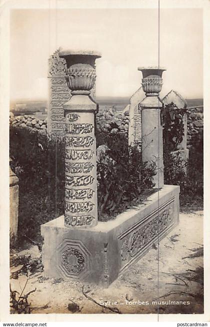 Syrie - Tombes musulmanes - Ed. G. Thévenet