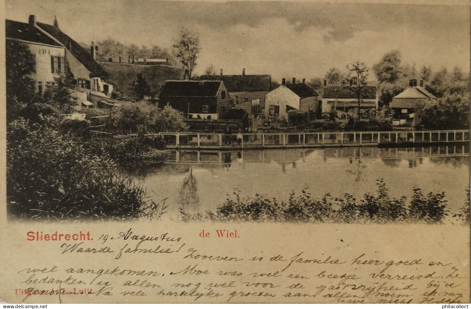 Sliedrecht // De Wiel 1901 keepje inderrand