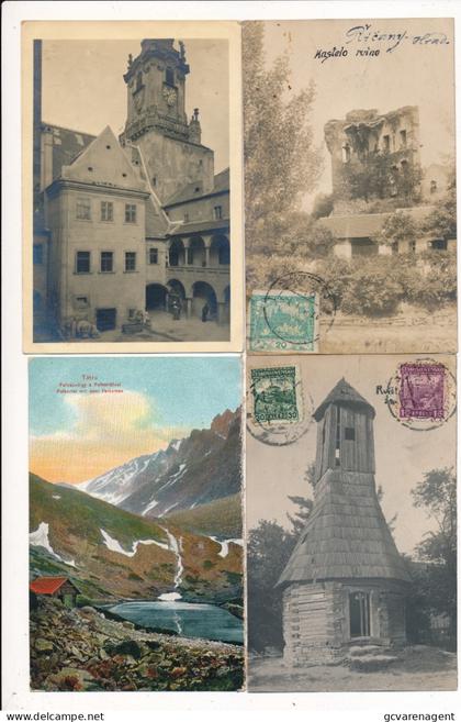 4 CARTES  SLOVAKIJE        2 SCANS