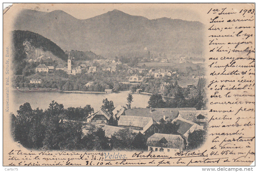 Slovénie - Bled - Veldes - 1903 Postmarked Veldes Venezia