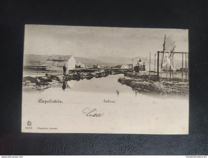 CPA carte postale Slovénie capodistria Koper Trieste salines